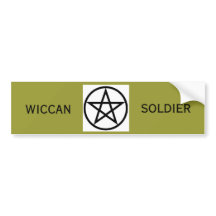 Soldat Bumpersticker de Wiccan