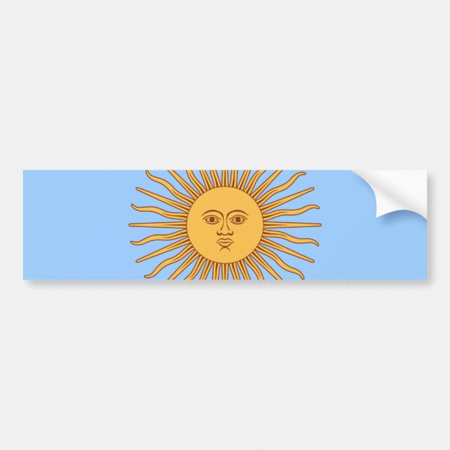 Autocollant De Voiture Solénoïde De Mayo de l'Argentine (Devant)