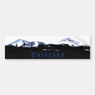 Autocollant De Voiture Sommet de montagne du Colorado I