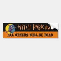 Sorcière garant Bumpersticker