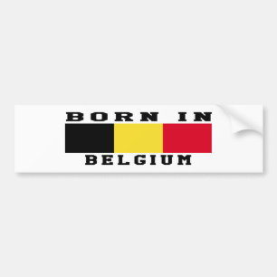 Autocollant De Voiture Soutenu en Belgique