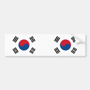 Autocollant De Voiture South Korea flag