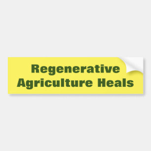 Autocollant De Voiture Soutien à l'agriculture régénératrice
