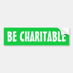 Autocollant De Voiture "Soyez" adhésif pour pare-chocs charitable