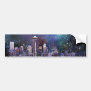 Autocollant De Voiture Spacey Seattle