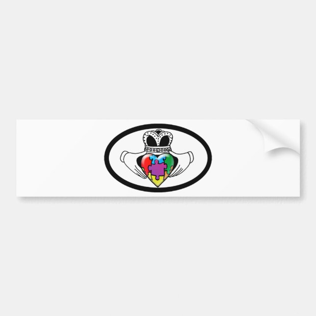 Autocollant De Voiture Spectre Claddagh (Devant)