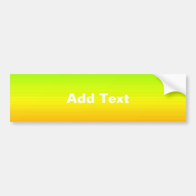 Autocollant De Voiture Spectre des couleurs horizontales -3 (Devant)