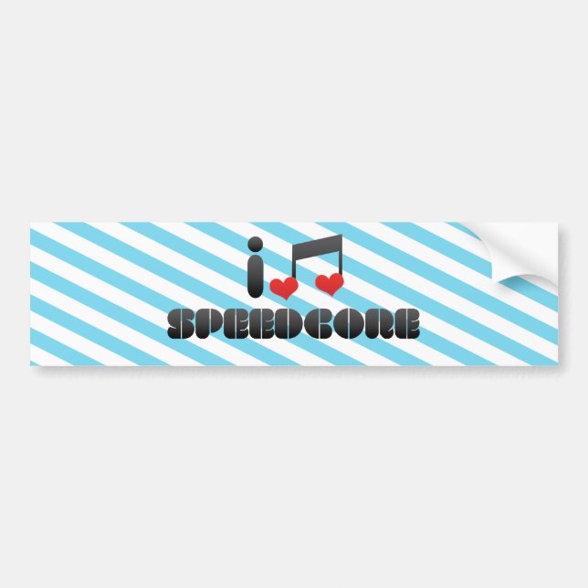 Autocollant De Voiture Speedcore (Devant)