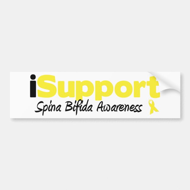 Autocollant De Voiture spina bifida d'iSupport (Devant)
