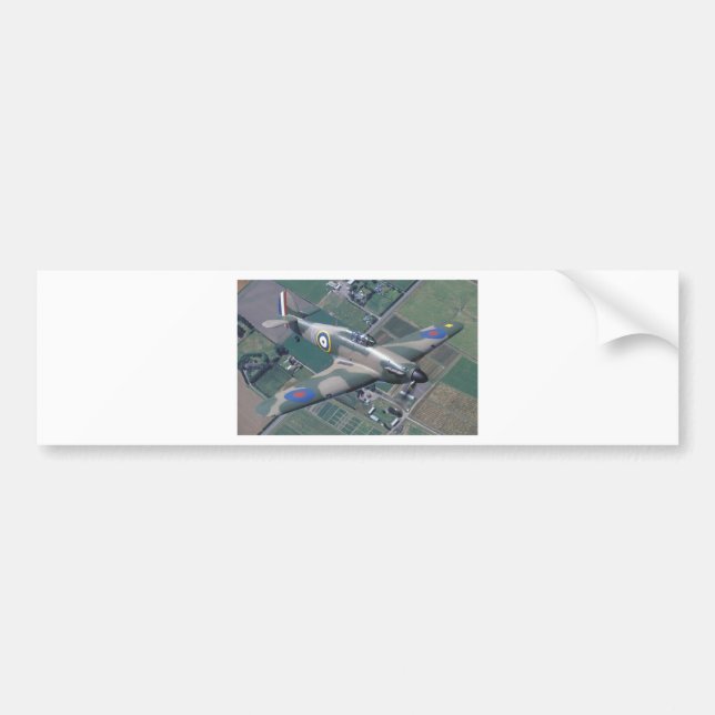 AUTOCOLLANT DE VOITURE SPITFIRE (Devant)