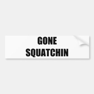AUTOCOLLANT DE VOITURE SQUATCHIN ALLÉ