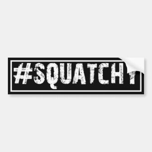 Autocollant De Voiture #SQUATCHY - Bigfoot