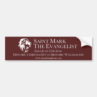 Autocollant De Voiture St. Mark the Evangelist Anglican bumper sticker