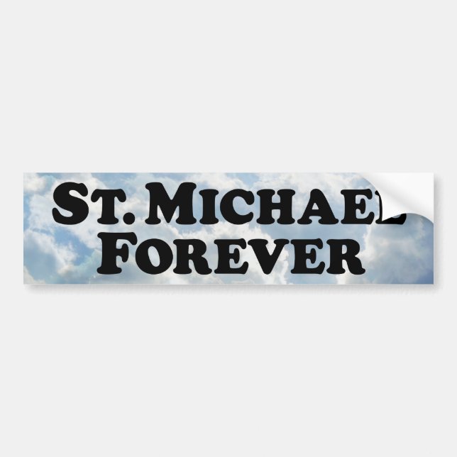 Autocollant De Voiture St Michael pour toujours - de base (Devant)