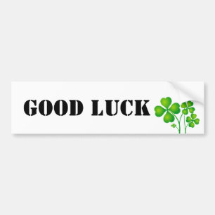 Autocollant De Voiture St. Patrick's Day Clover / Shamrocks + vos idées