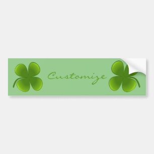 Autocollant De Voiture St Patrick's Day Shamrocks Thunder_Cove