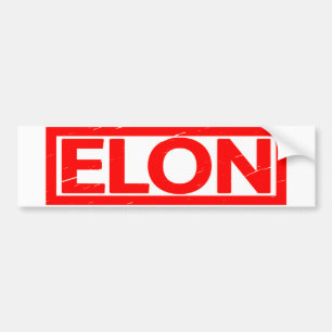 Autocollant De Voiture Stamp Elon