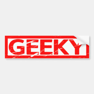 Autocollant De Voiture Stamp Geeky