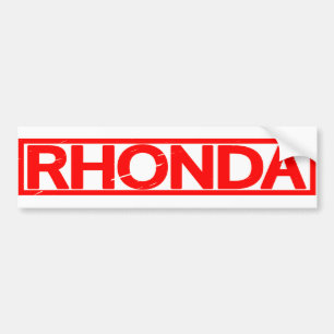 Autocollant De Voiture Stamp Rhonda