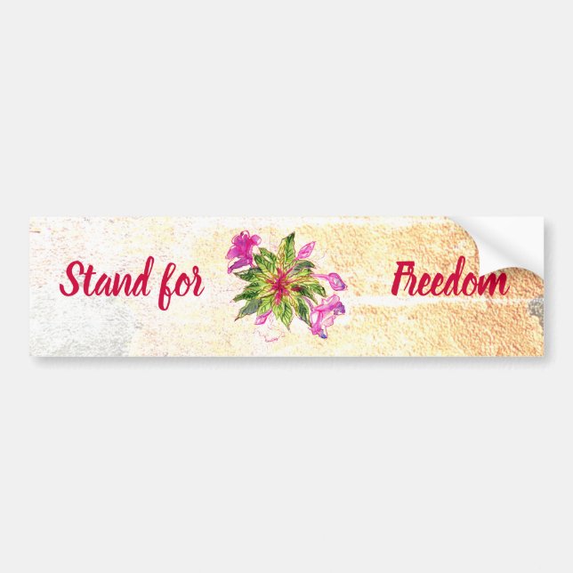 Autocollant De Voiture Stand for Freedom Balsam Bouquet (Devant)