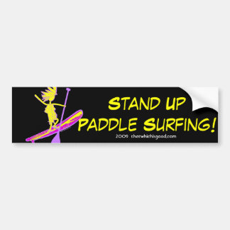 Autocollant De Voiture Stand Up Paddle Surf!
