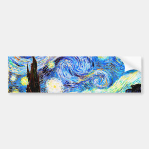 Autocollant De Voiture Starry Night Van Gogh Art