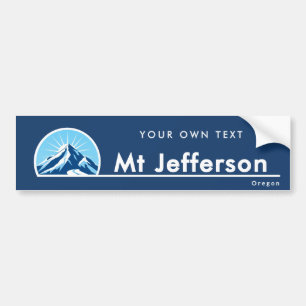 Autocollant De Voiture Station de ski de montagne Mount Jefferson Oregon