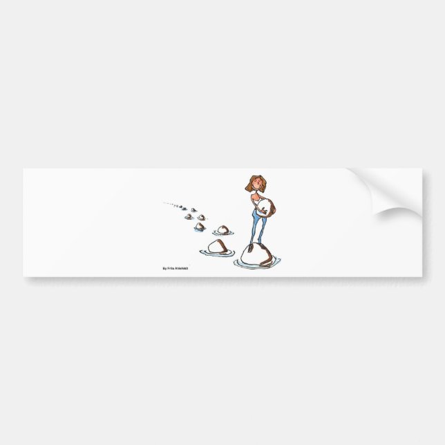 Autocollant De Voiture Stepping (Devant)