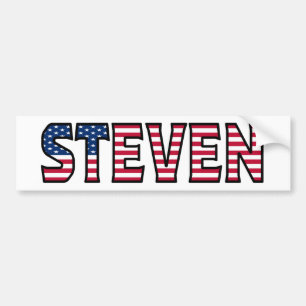 Autocollant De Voiture Steven Nom Vorname USA Aufkleber Sticker Auto
