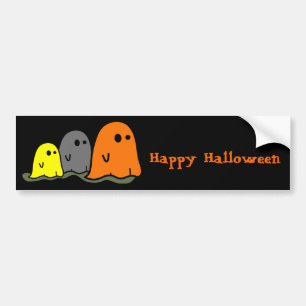 Autocollant De Voiture Stick de pare-chocs d'Halloween Ghosts mignon