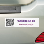 Autocollant De Voiture Sticker à pare-chocs QR avec texte et couleurs per (On Car)