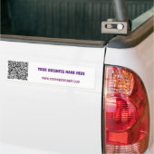 Autocollant De Voiture Sticker à pare-chocs QR avec texte et couleurs per (On Truck)