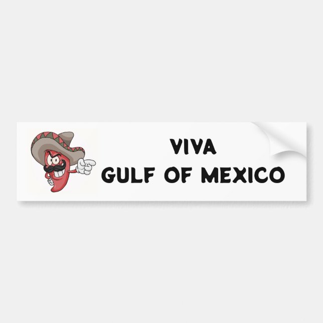 Autocollant De Voiture Sticker anti-Trump du golfe du Mexique (Devant)