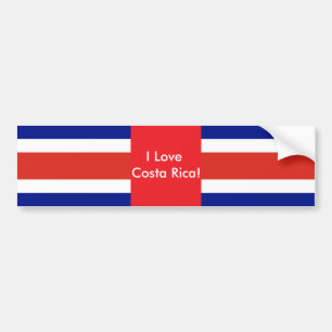 Autocollant De Voiture Sticker avec Drapeau du Costa Rica