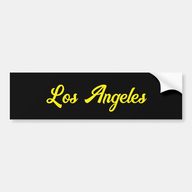 Autocollant De Voiture Sticker Bumper de Los Angeles (Devant)
