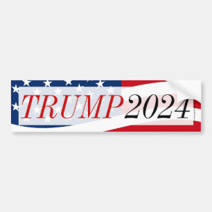Autocollant De Voiture Sticker classique de pare-chocs américain Trump 20