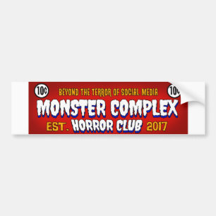 AUTOCOLLANT DE VOITURE STICKER COMPLEXE MONSTER BANNER