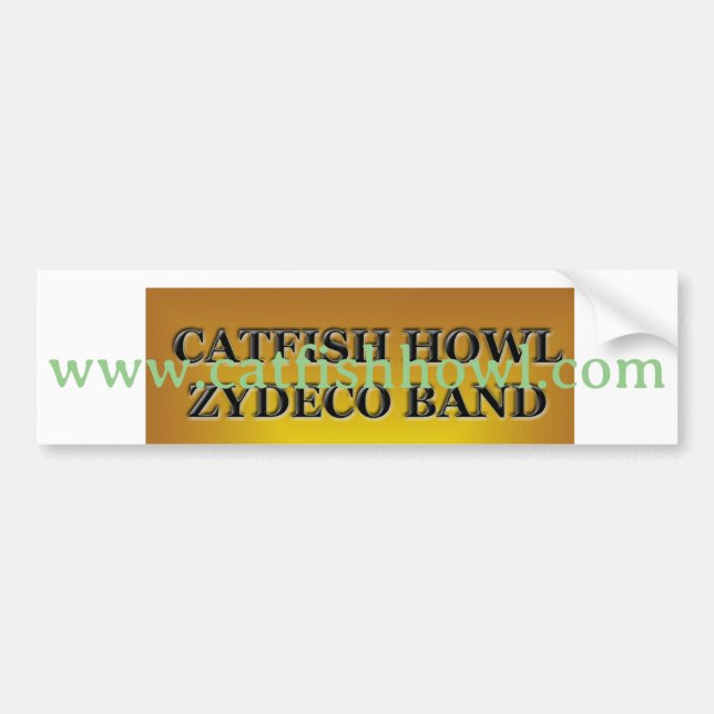 Autocollant De Voiture Sticker de pare-chocs Catfish Howl (Devant)