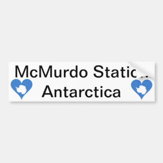 Autocollant De Voiture Sticker de pare-chocs de la station McMurdo Antarc