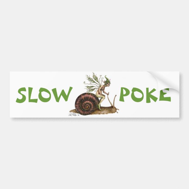 Autocollant De Voiture Sticker de pare-chocs de Poke Lent (Devant)