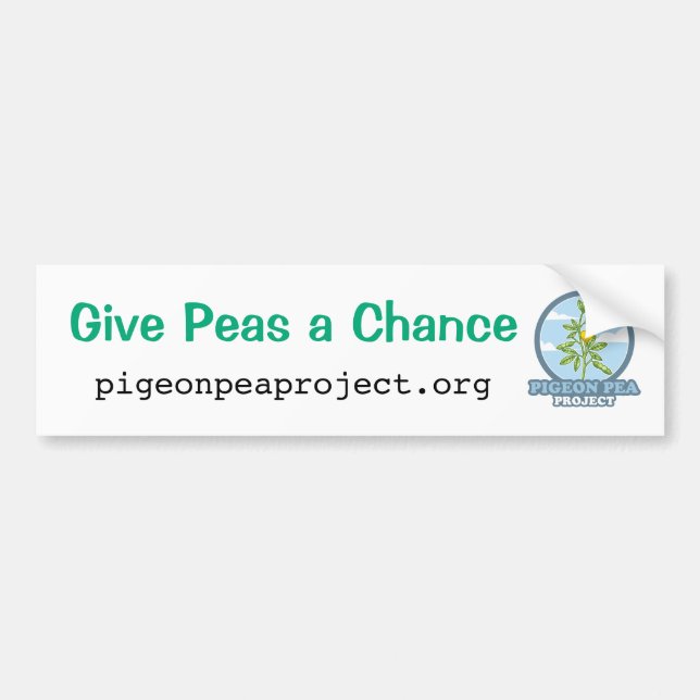 Autocollant De Voiture Sticker de pare-chocs du projet Pigeon Pea (Devant)
