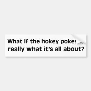 Autocollant De Voiture Sticker de pare-chocs Hokey Pokey