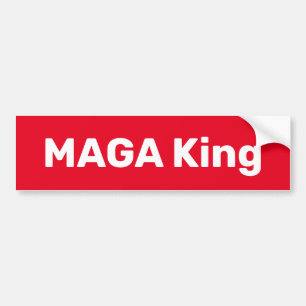 Autocollant De Voiture Sticker de pare-chocs MAGA King