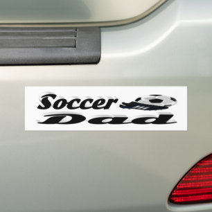 Autocollant De Voiture Sticker de pare-chocs papa de football