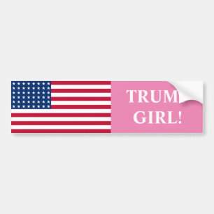 Autocollant De Voiture Sticker de pare-chocs pour filles Trump