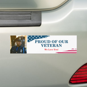 Autocollant De Voiture Sticker de pare-chocs pour vétéran du drapeau amér