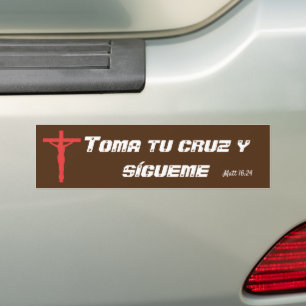 Autocollant De Voiture sticker de pare-chocs Toma tu cruz