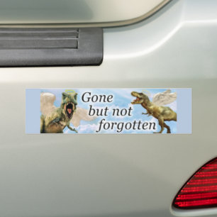 Autocollant De Voiture Sticker Dinosaure Bumper Est Parti Mais Pas Oublié