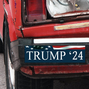 Autocollant De Voiture Sticker Donald Trump Président 24 pare-chocs