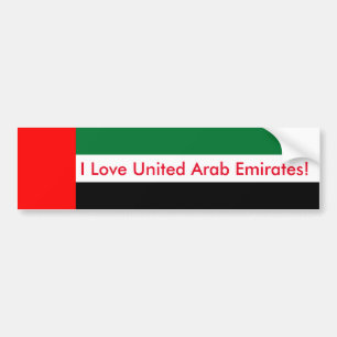 Autocollant De Voiture Sticker Drapeau des Émirats Arabes Unis
